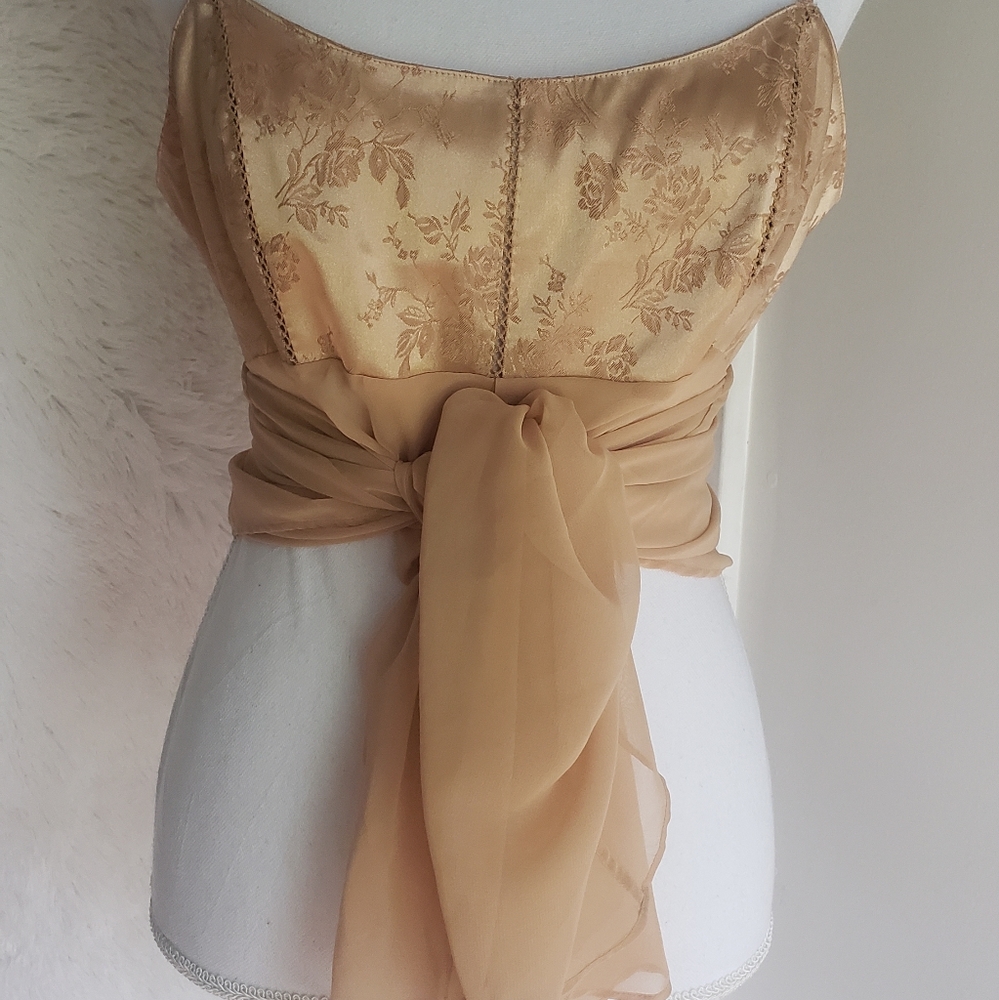Victoria's secret vintage gold mesh dress